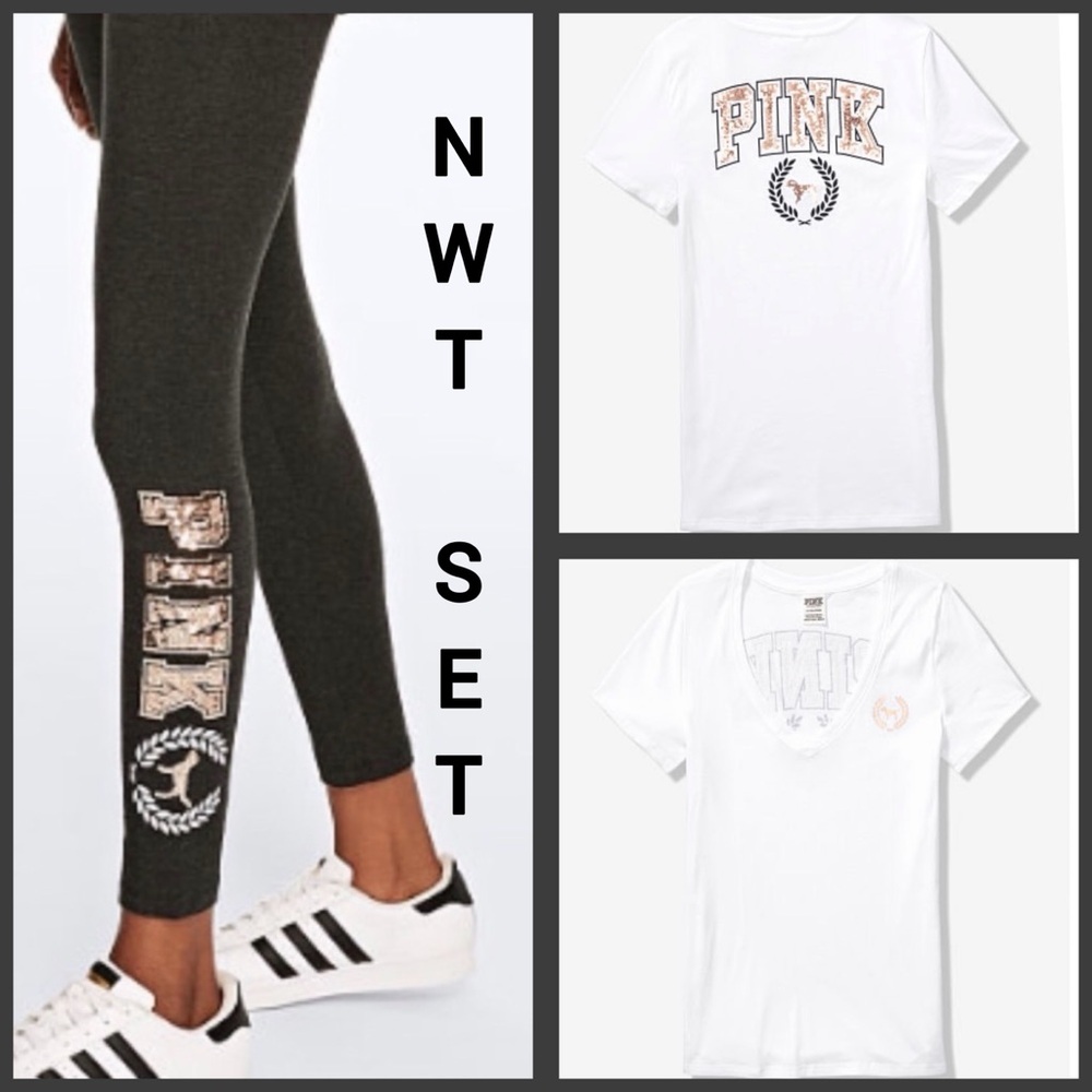 NWT VS PINK BLING SET